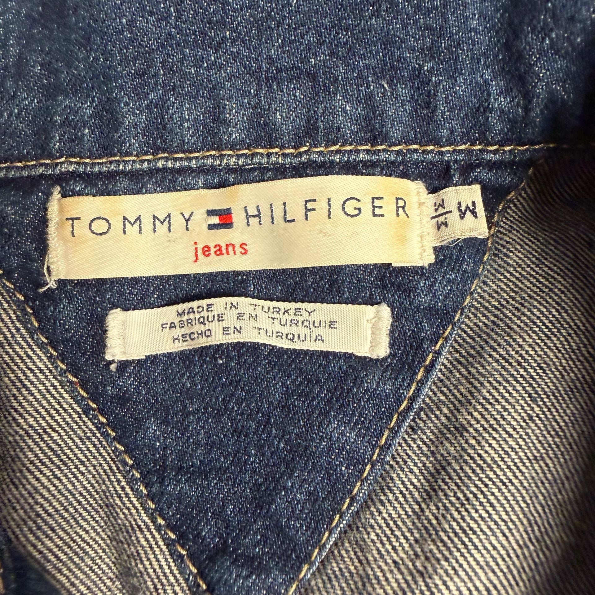 Tommy Hilfiger Jeans Denim Jacket Size M Blue Cotton 5