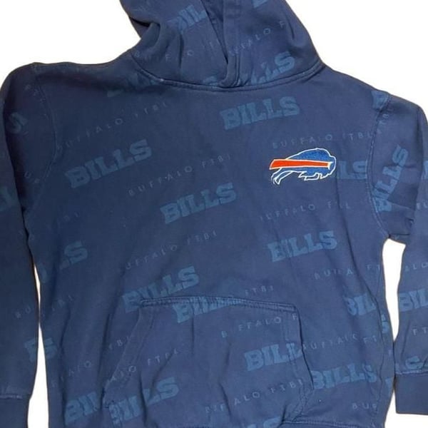 NFL Team Apparel Buffalo Bills Hoodie Size Youth 10-12