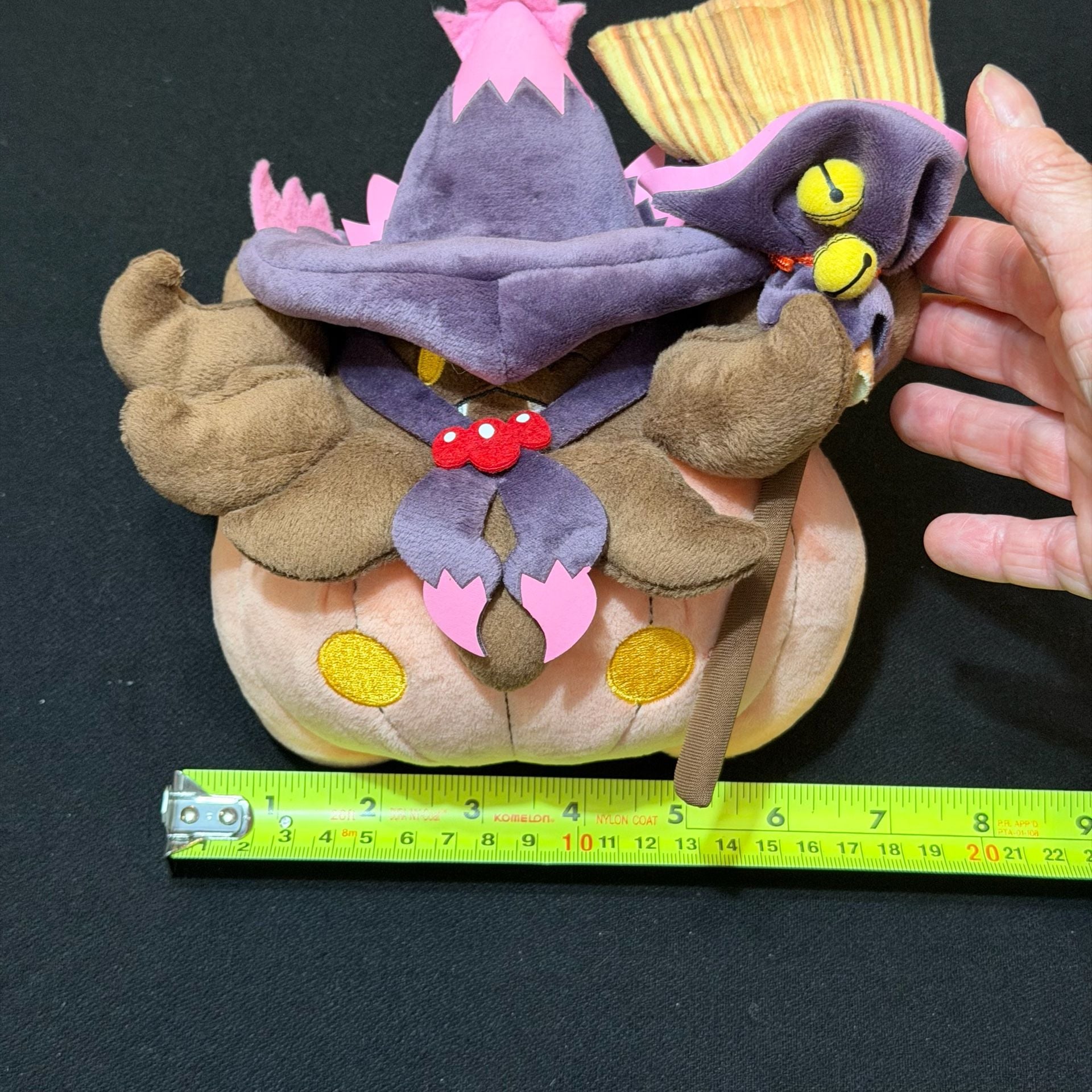 2018 Pokemon Center Halloween Pumpkaboo Plush Doll Team Trick 7