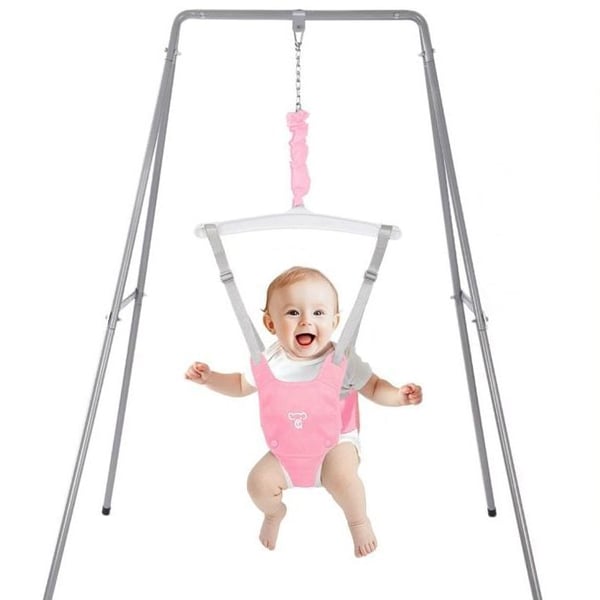 Funlio Baby Jumper With Stand Pink