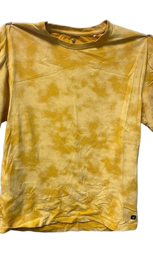Urban Cactus T-Shirt Size 2XL Yellow Tie Dye Crewneck 2