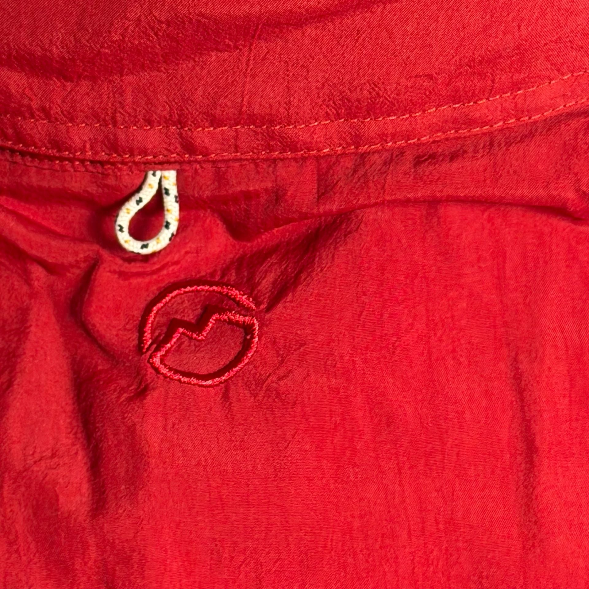 Magellan Outdoors Fish Gear Short Sleeve Button Up Shirt Size M Red Angler Fit 12