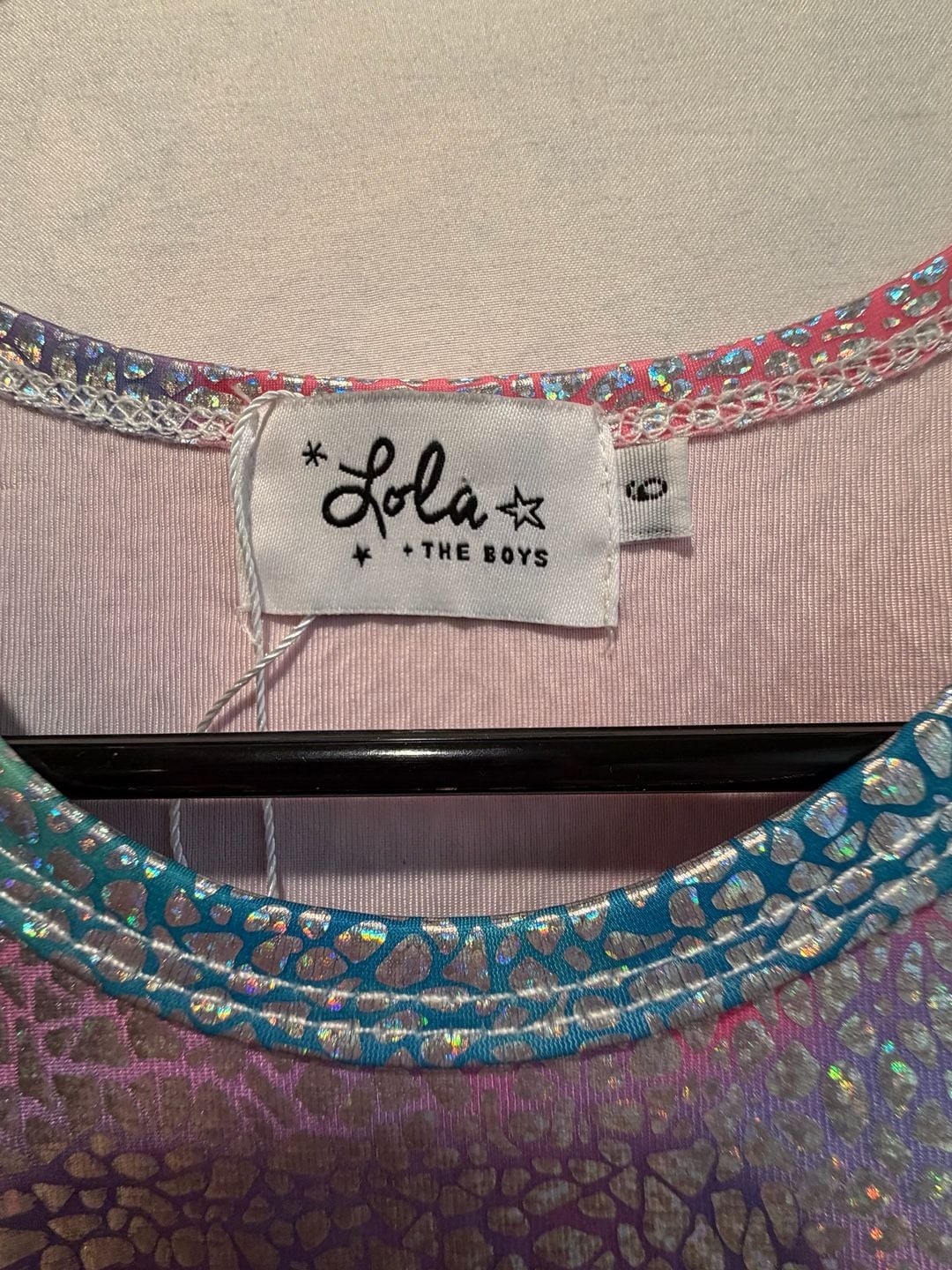 Lola + The Boys Metallic Ombre Tank Dress Size 6 3