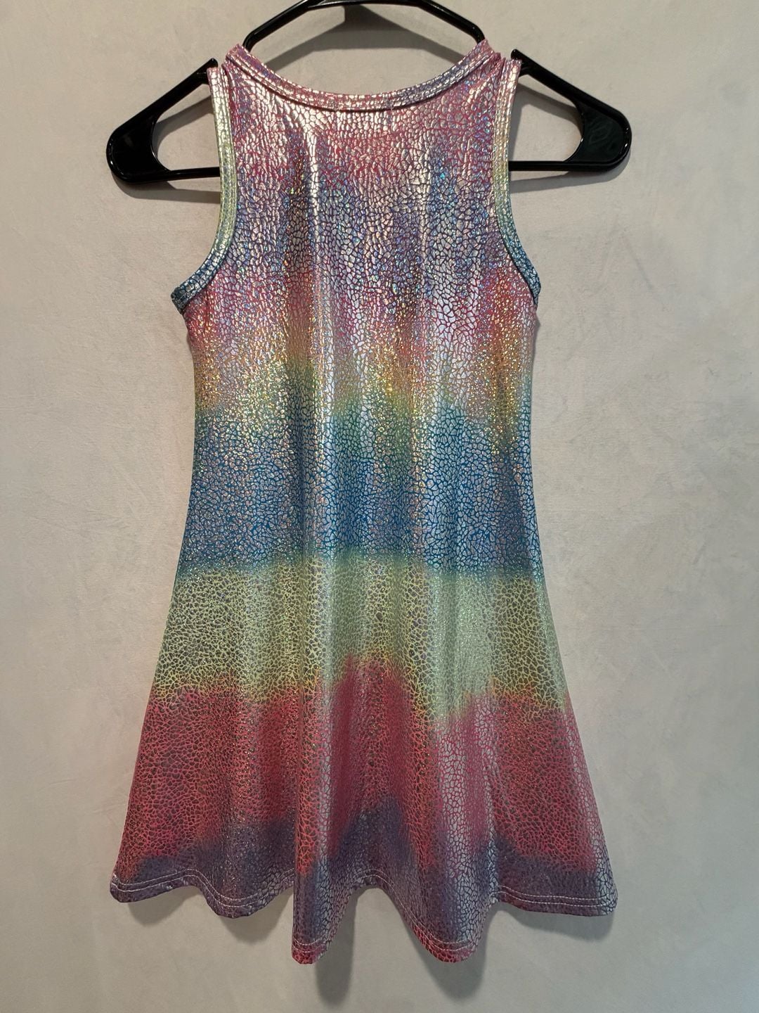 Lola + The Boys Metallic Ombre Tank Dress Size 6 4