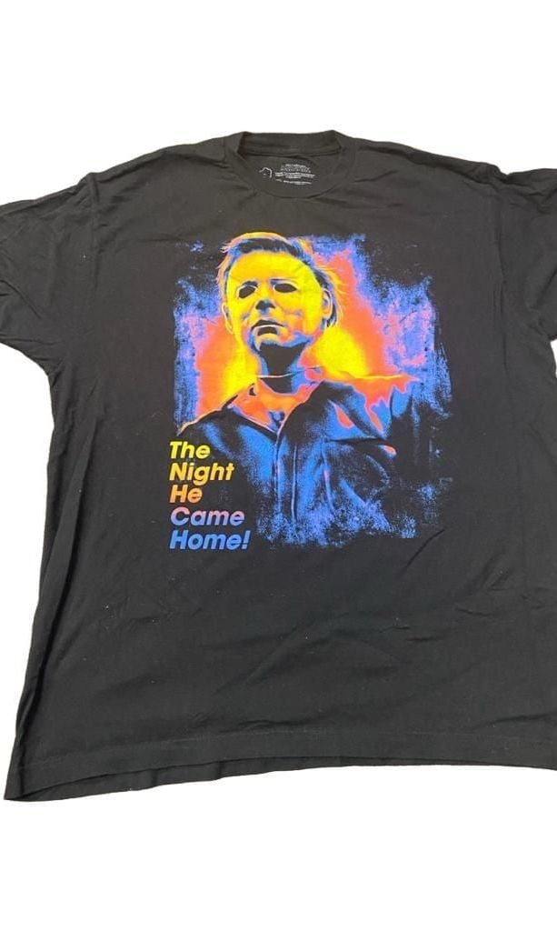 Vintage Michael Myers Halloween Size XL Black Graphic Tee 2