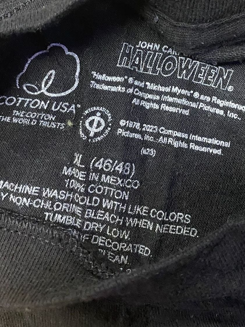 Vintage Michael Myers Halloween Size XL Black Graphic Tee 4