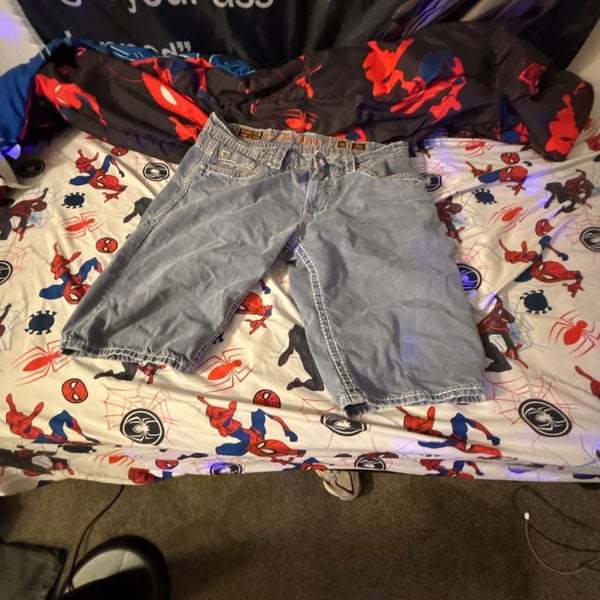 Rock Revival Dan Denim Shorts Size 40 Blue