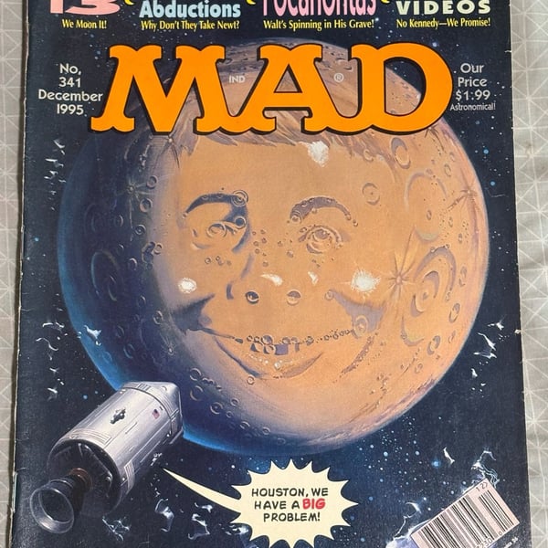 MAD Magazine No. 341 December 1995 Apollo 13