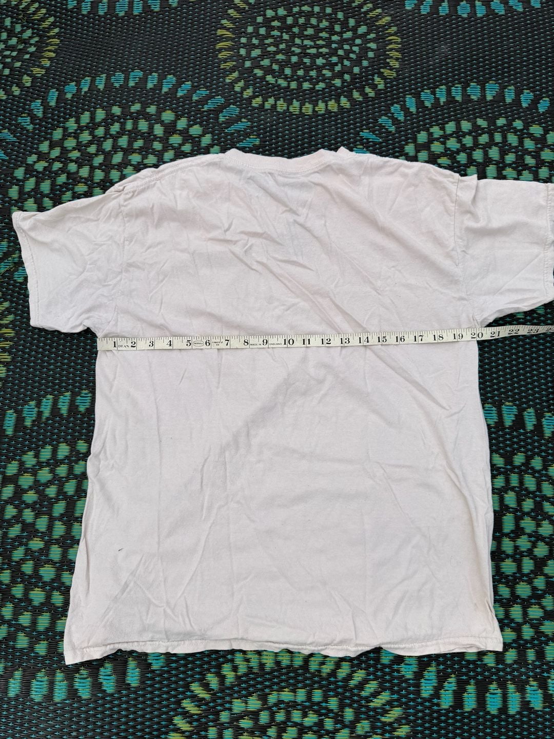 AC/DC Animal Print T-Shirt Size M/L Cream Short Sleeve Rock Band 5