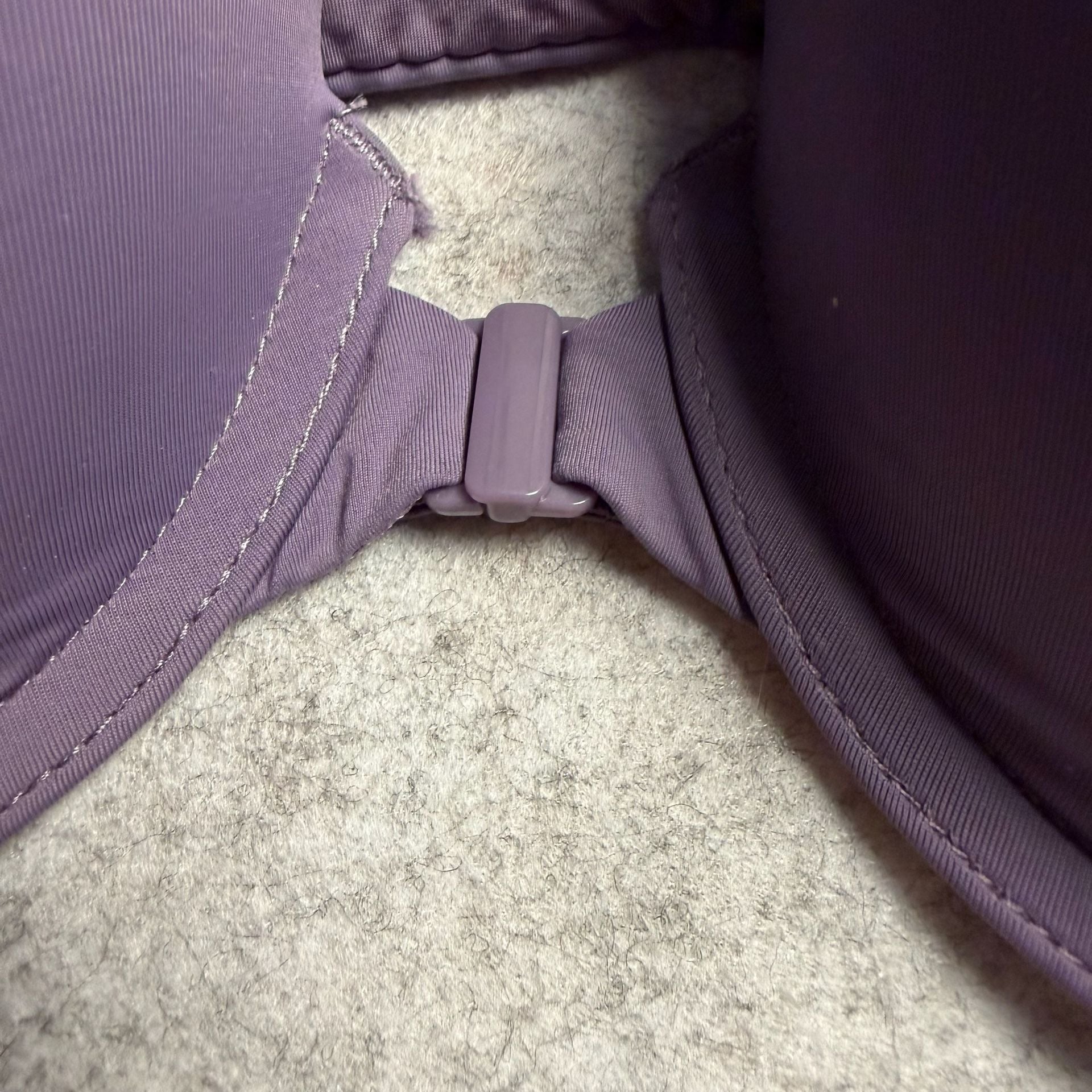Victoria's Secret Perfect Shape Bra Size 34D Purple Front Close Racerback 4