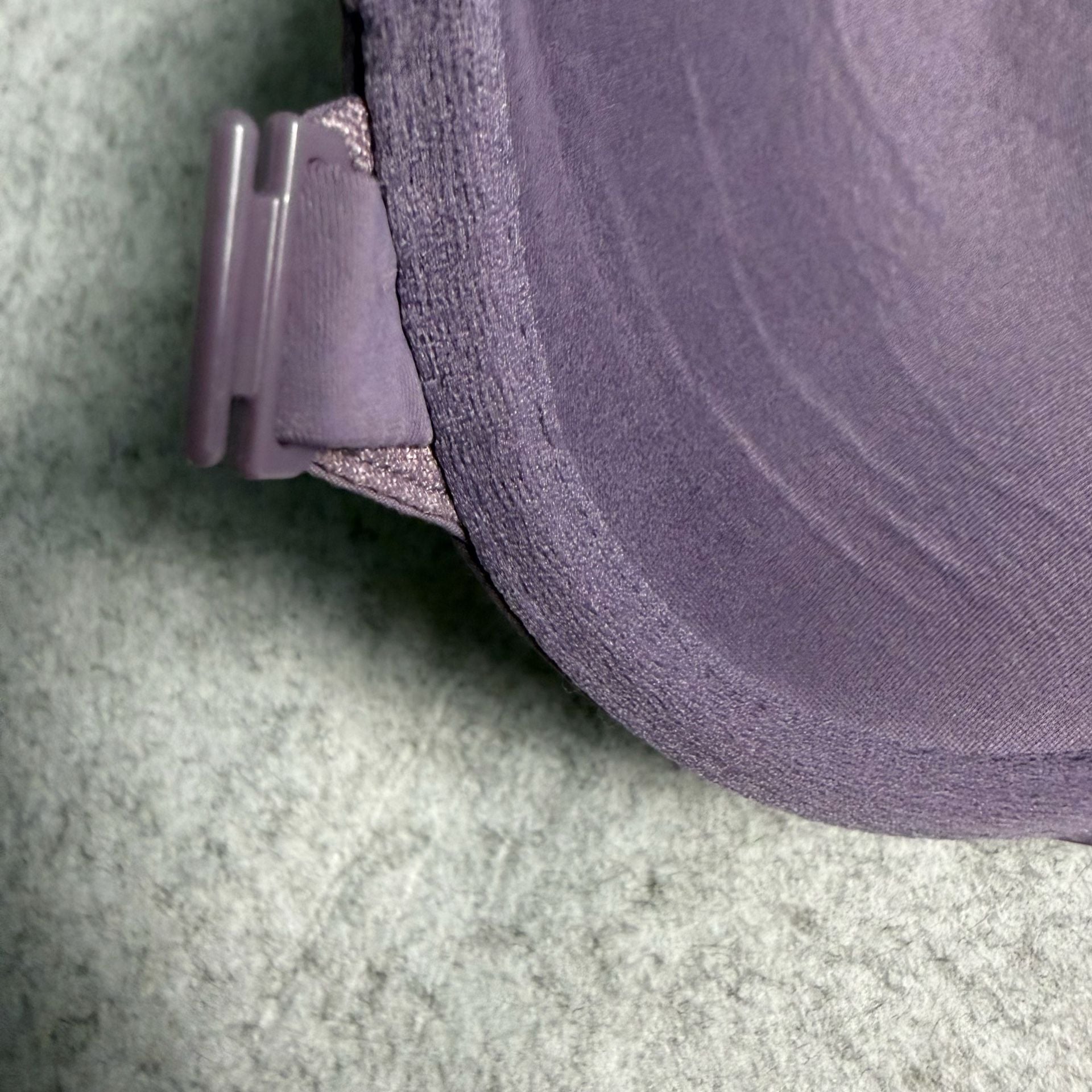 Victoria's Secret Perfect Shape Bra Size 34D Purple Front Close Racerback 8