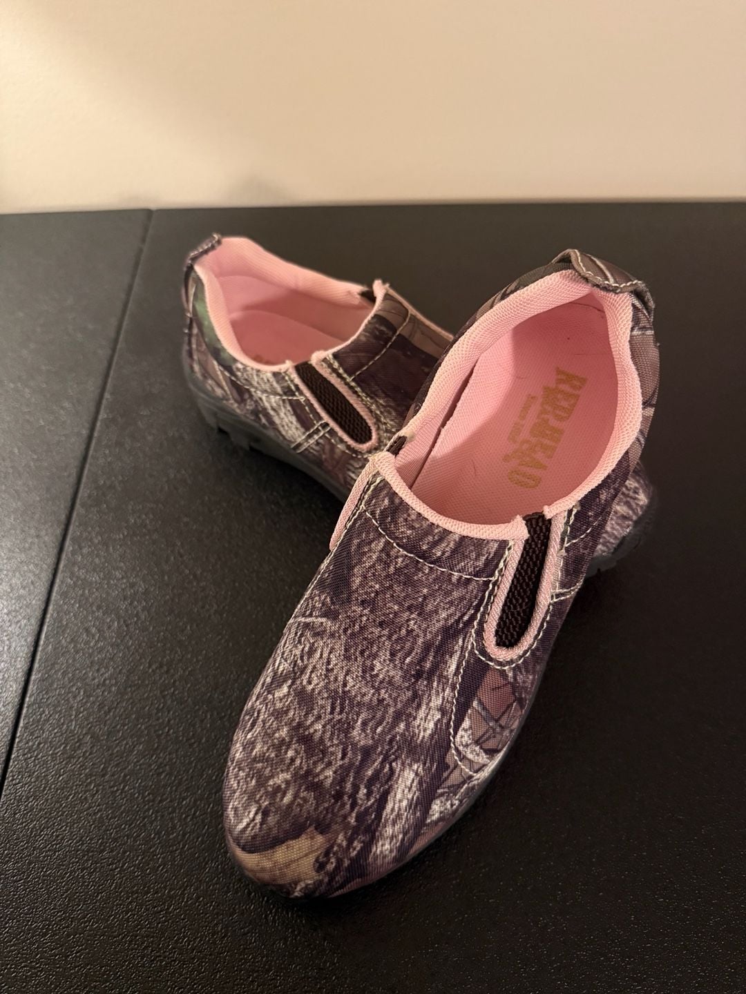 RedHead Camo Slip-On Shoes Size 8.5M Pink Accent 2