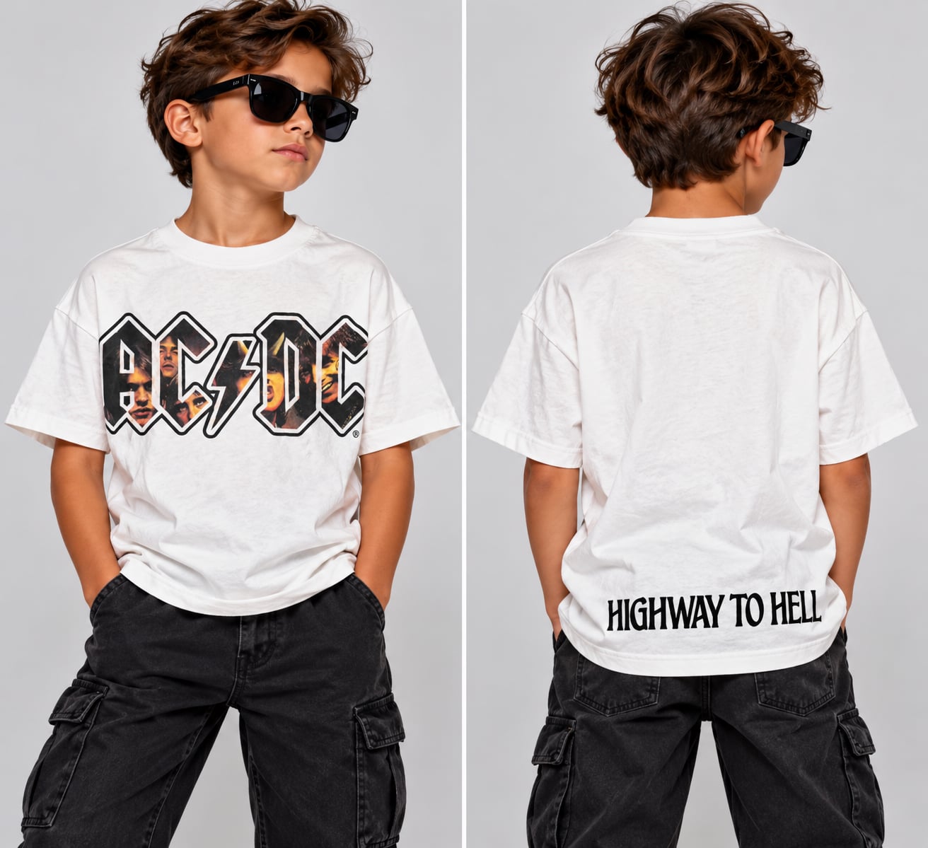 Cotton On Kids AC/DC Size 3 T-Shirt 3