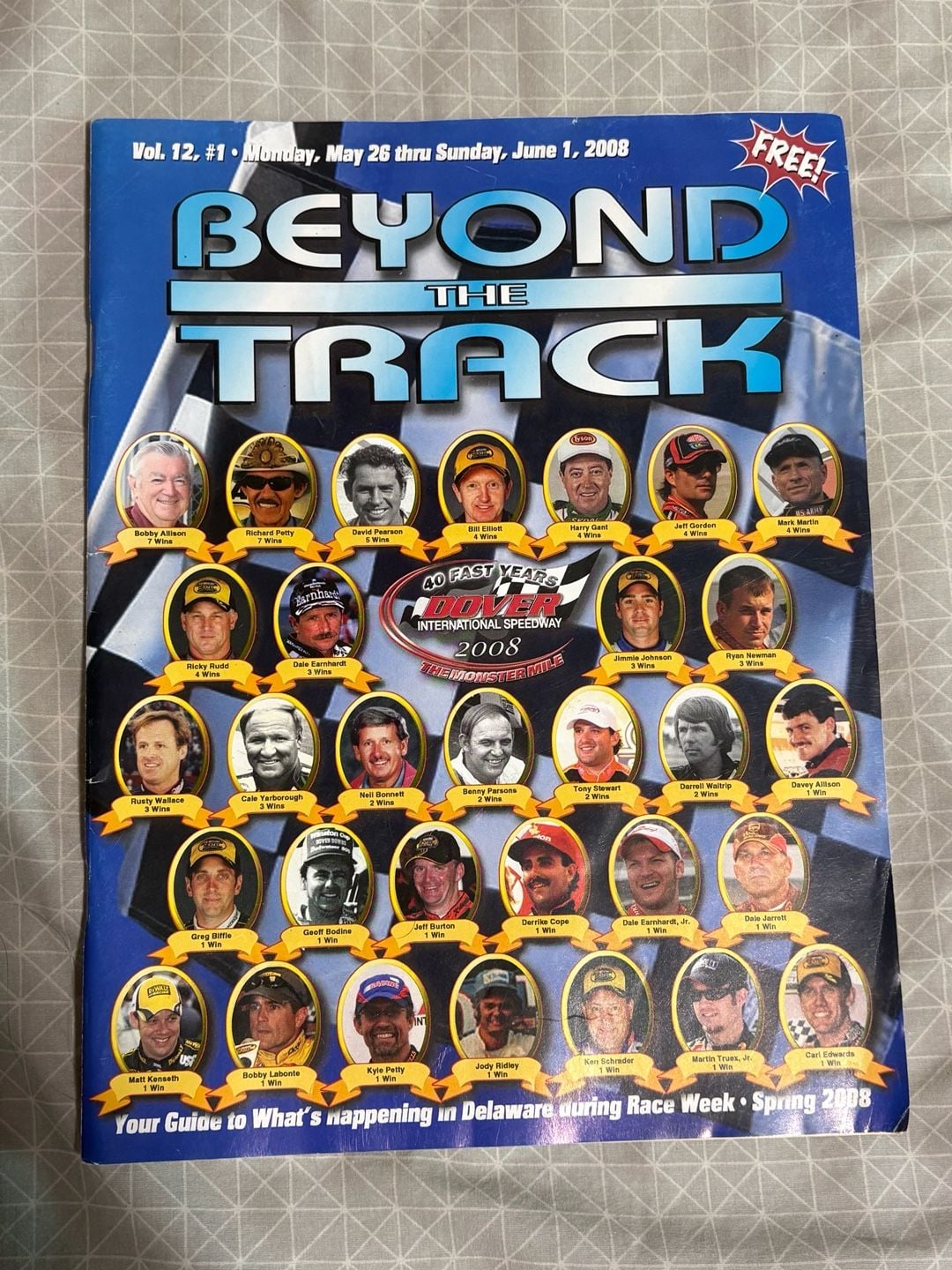 Beyond The Track Magazine Vol. 12 No. 1 Dover International Speedway 2008 1