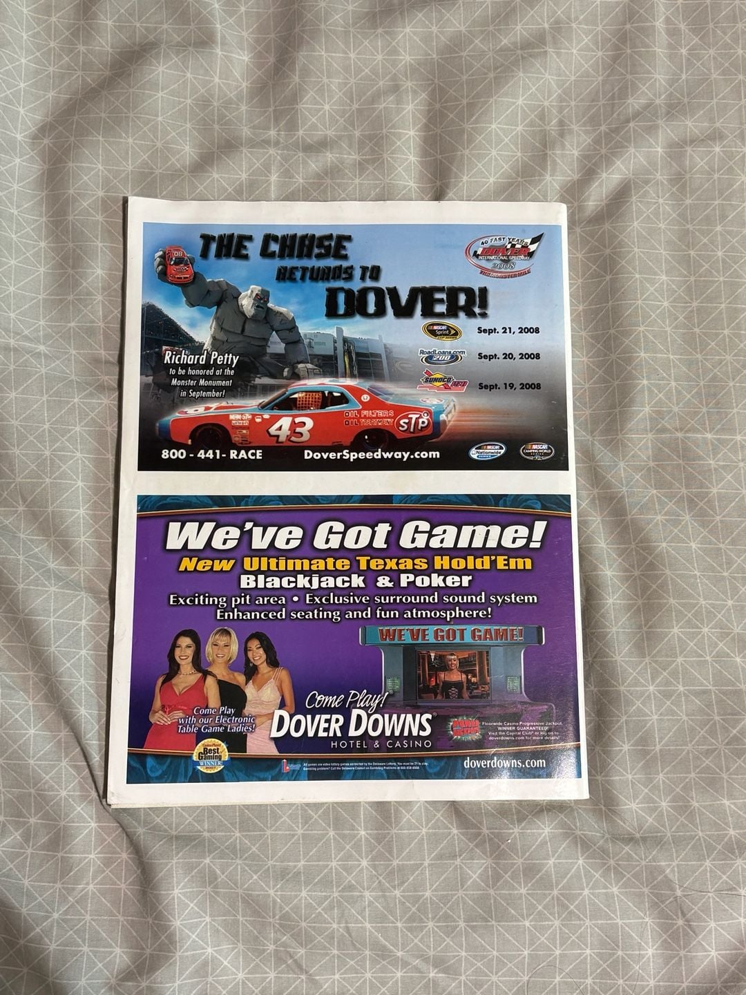 Beyond The Track Magazine Vol. 12 No. 1 Dover International Speedway 2008 4