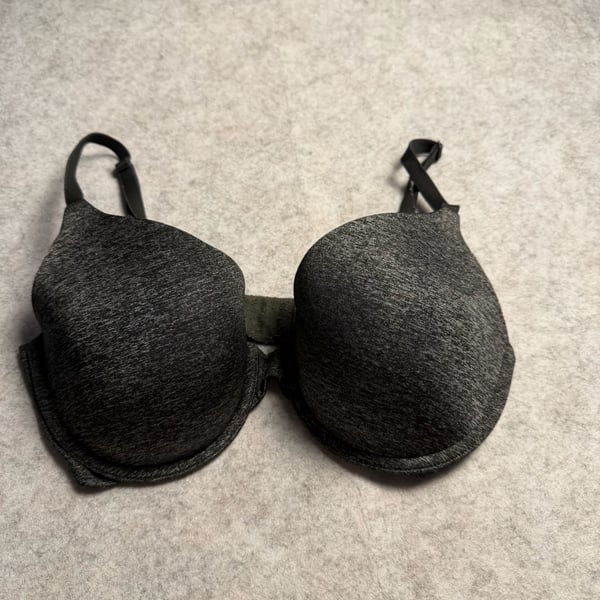 Victoria's Secret Uplift Semi-Demi Bra Size 32DD Charcoal Heather