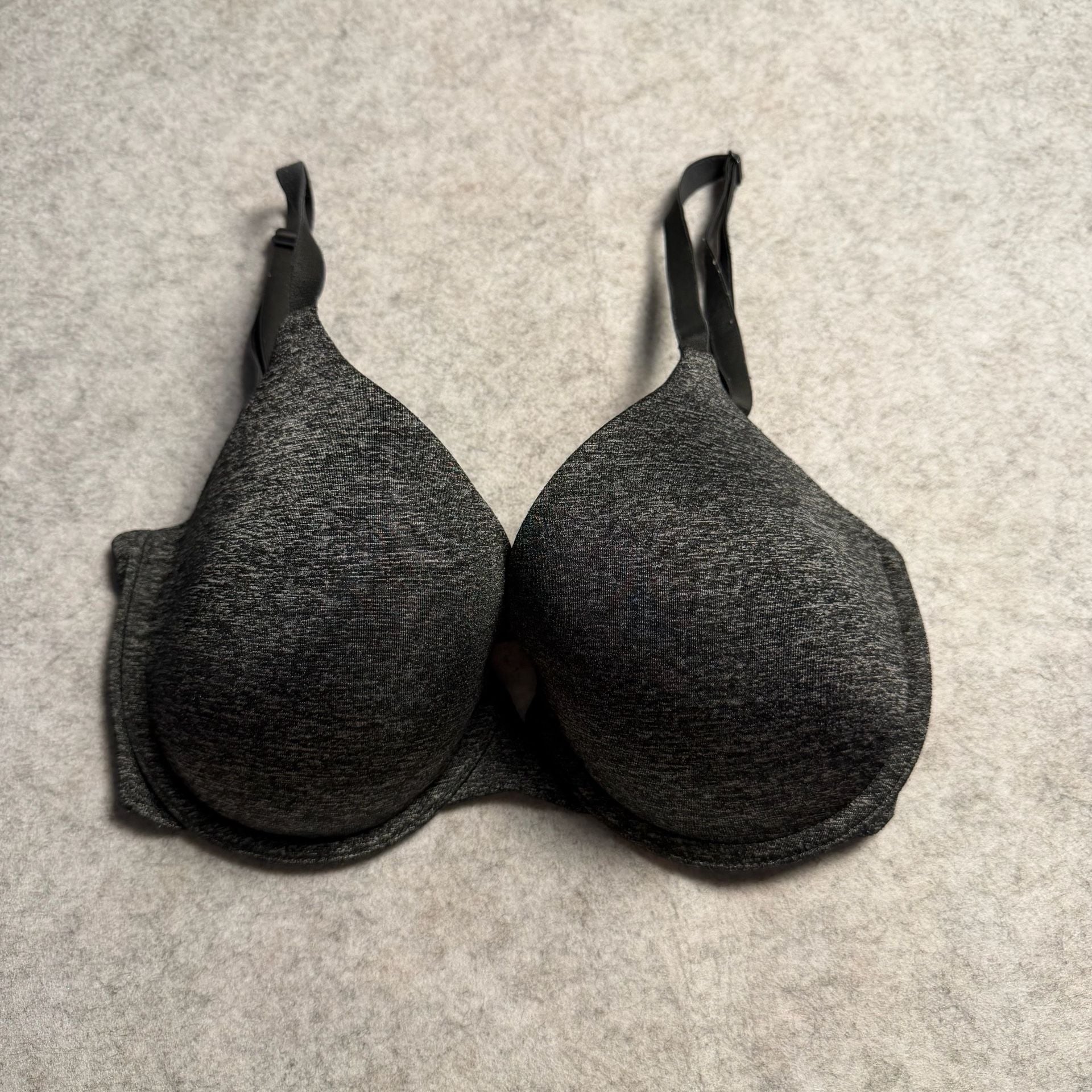 Victoria's Secret Uplift Semi-Demi Bra Size 32DD Charcoal Heather 3