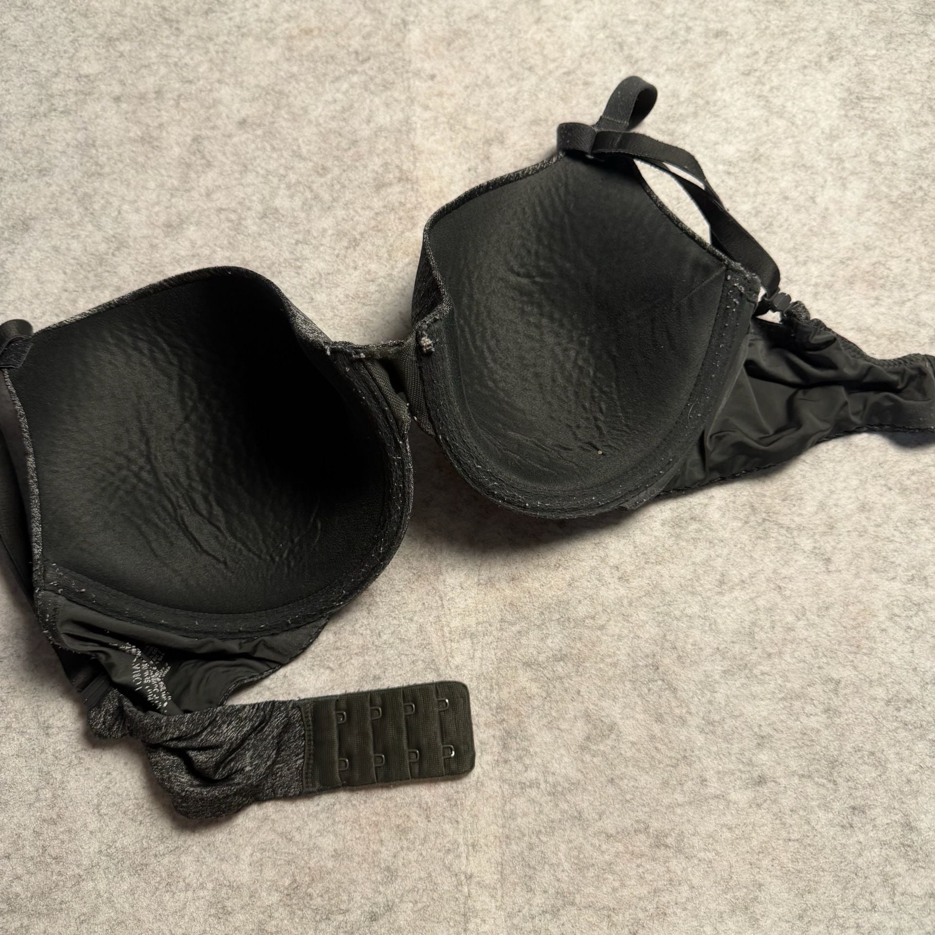 Victoria's Secret Uplift Semi-Demi Bra Size 32DD Charcoal Heather 6