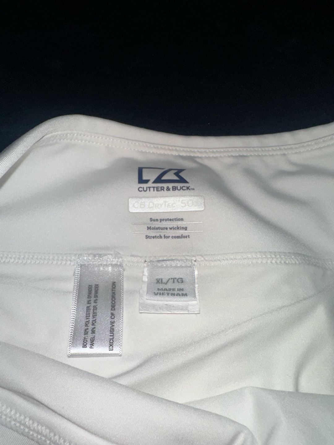 Cutter & Buck DryTec Skort Size XL White Athletic Golf 3