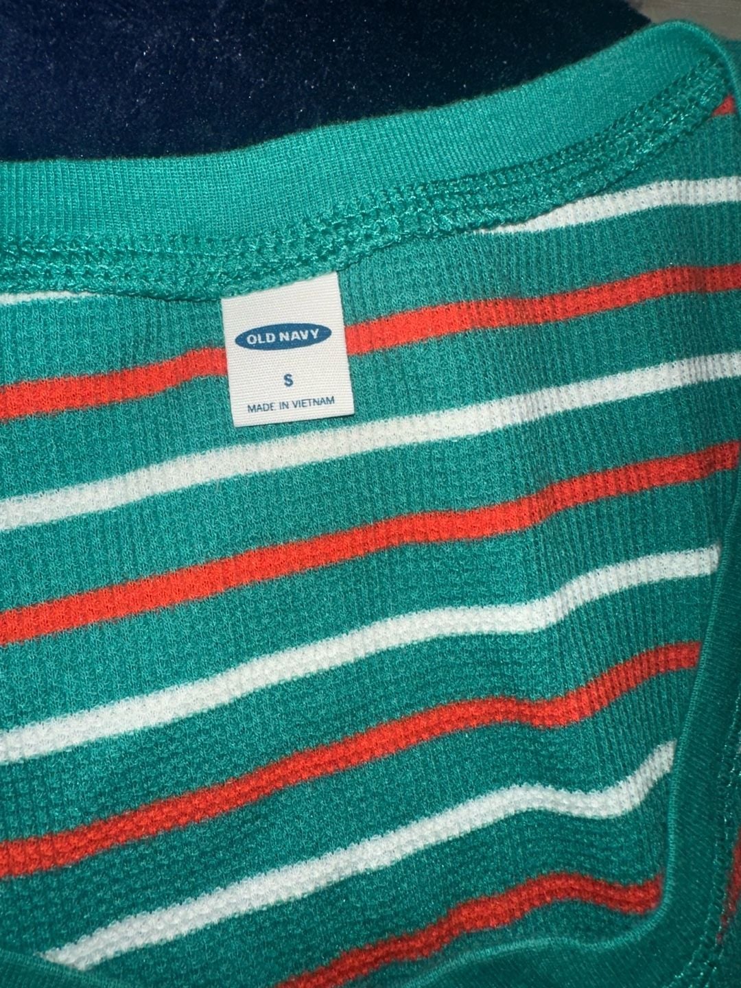 Old Navy Striped Thermal Union Suit Size S 3