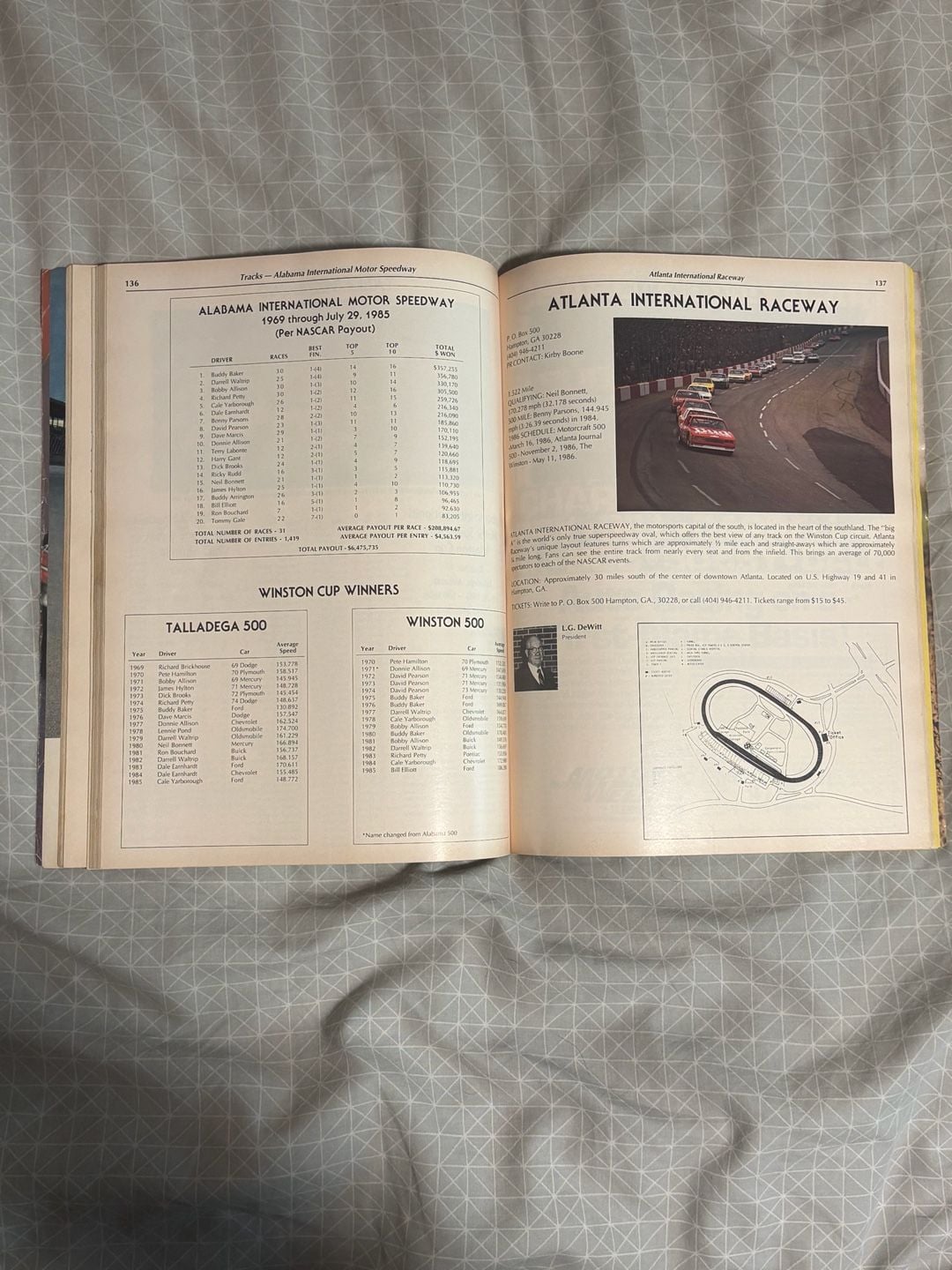 The Official NASCAR 86 Yearbook and Press Guide Magazine 3