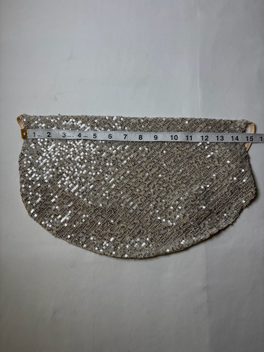 Cowl Neck Sequin Crop Top Silver Party Festival Halter 7