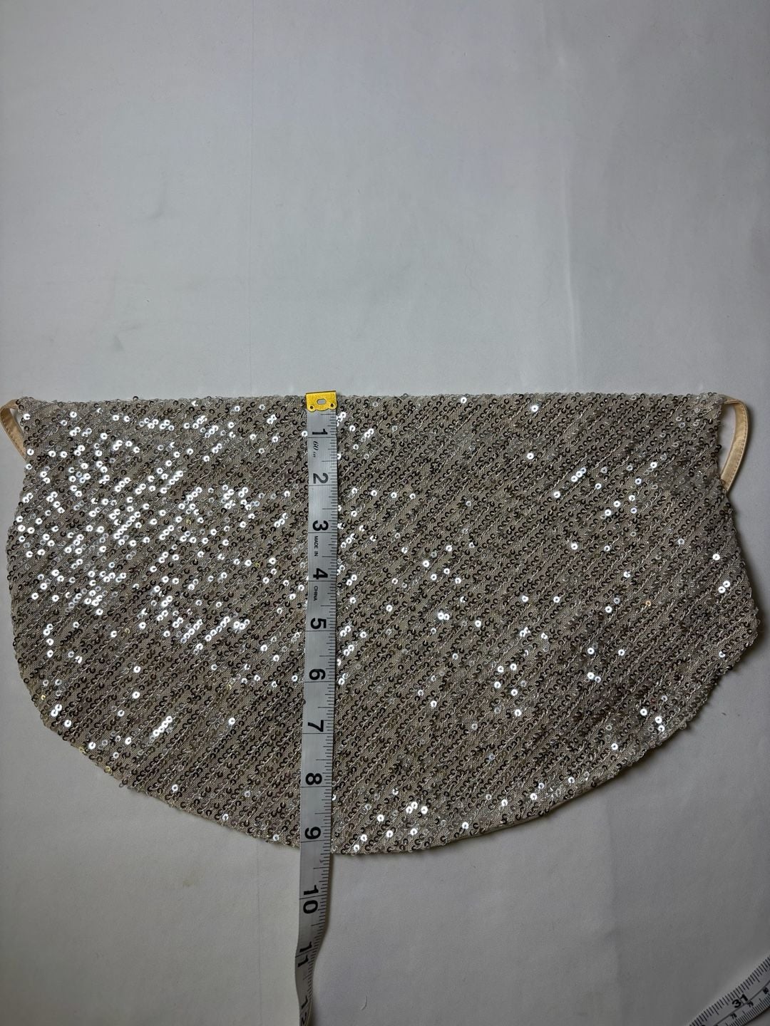 Cowl Neck Sequin Crop Top Silver Party Festival Halter 8