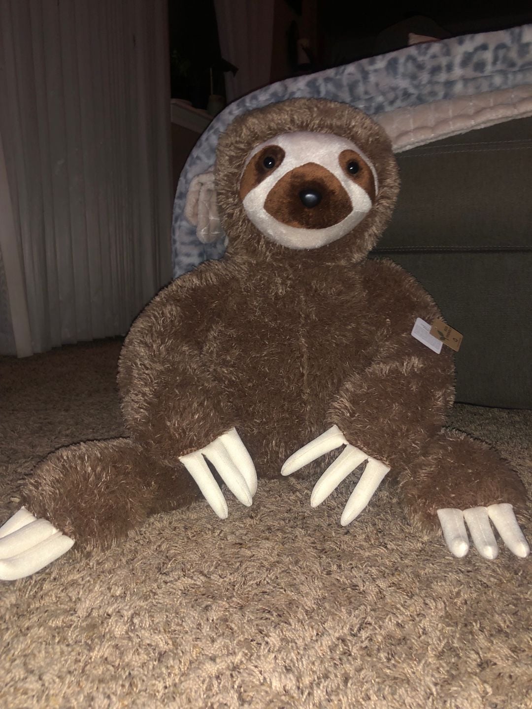 Aurora Super Flopsie Sloth Plush Stuffed Animal Toy Brown 1