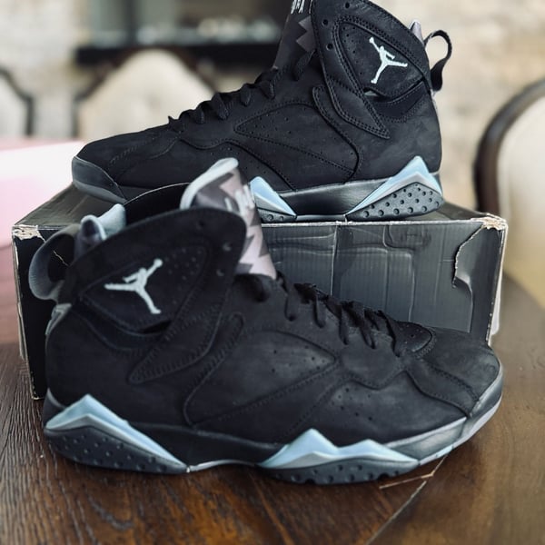Jordan Air Jordan 7 Retro Chambray Size 11 Black Graphite CU9307-004 used 1X