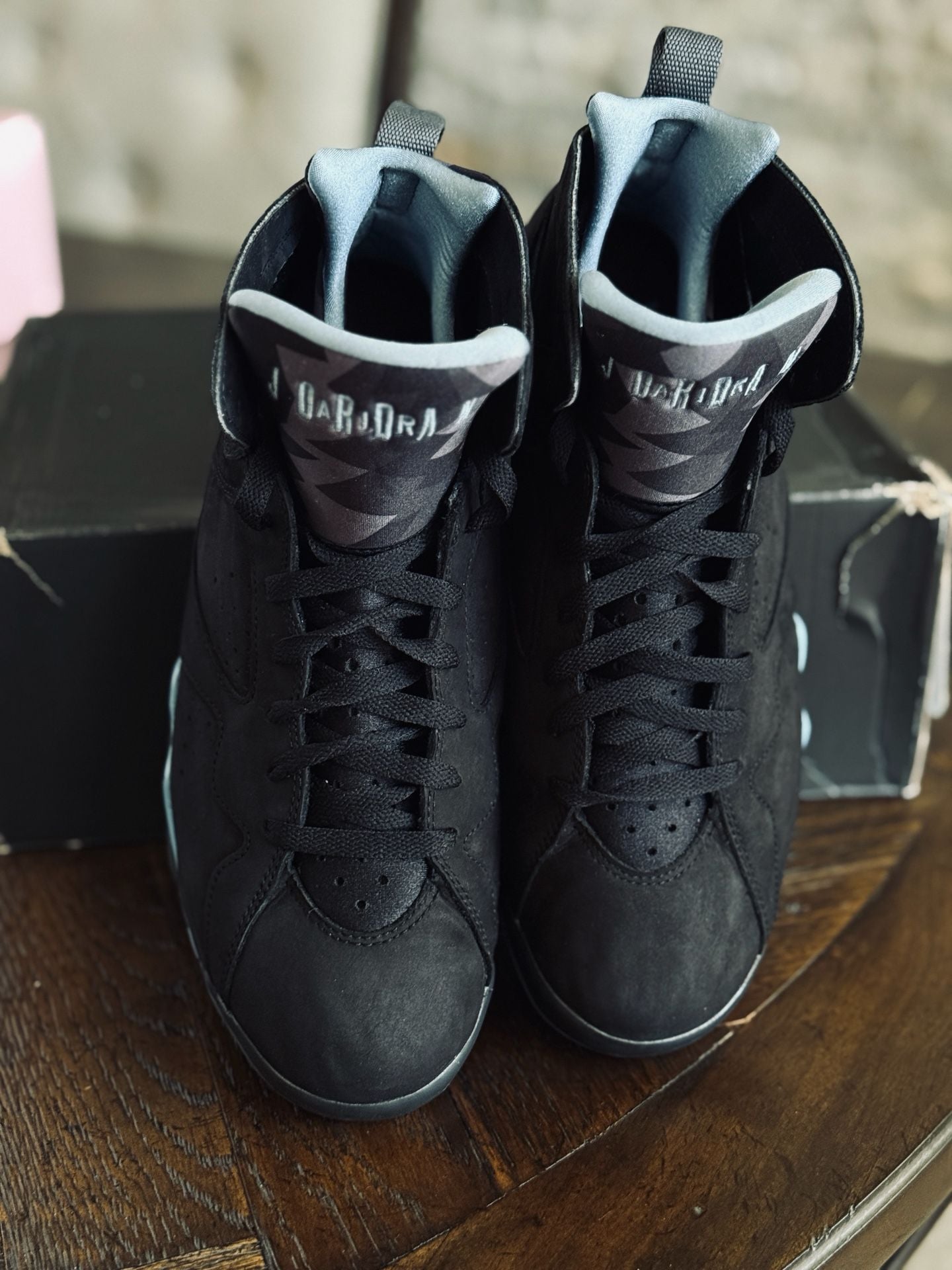 Jordan Air Jordan 7 Retro Chambray Size 11 Black Graphite CU9307-004 used 1X 5