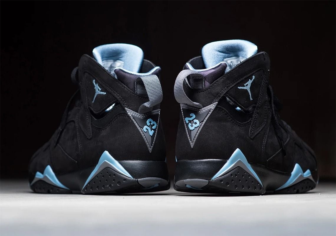 Jordan Air Jordan 7 Retro Chambray Size 11 Black Graphite CU9307-004 used 1X 9