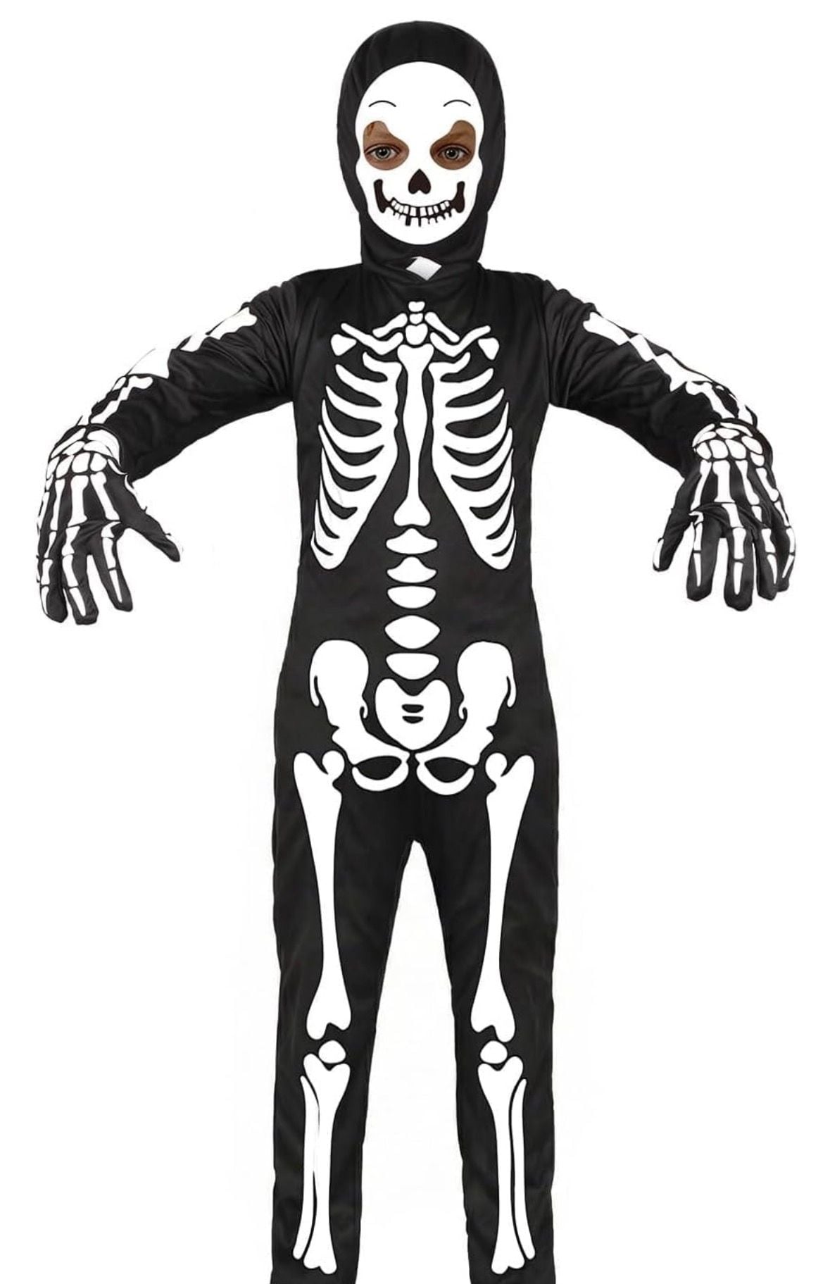 Sicypoty Kids Skeleton Costume Medium Black 1