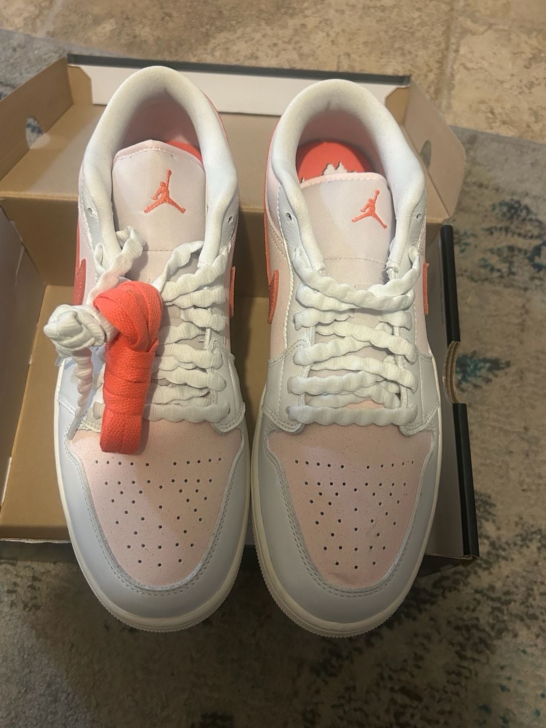New w box Jordan Air Jordan 1 Low SE Size 12 Strawberry Milkshake Sneakers 4