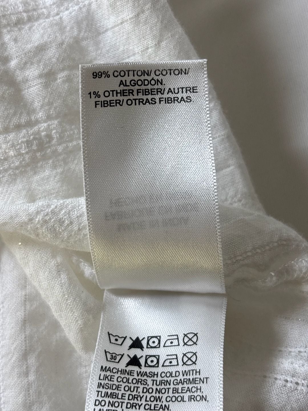 Lucky Brand Easy Smocked Yoke Top White 11