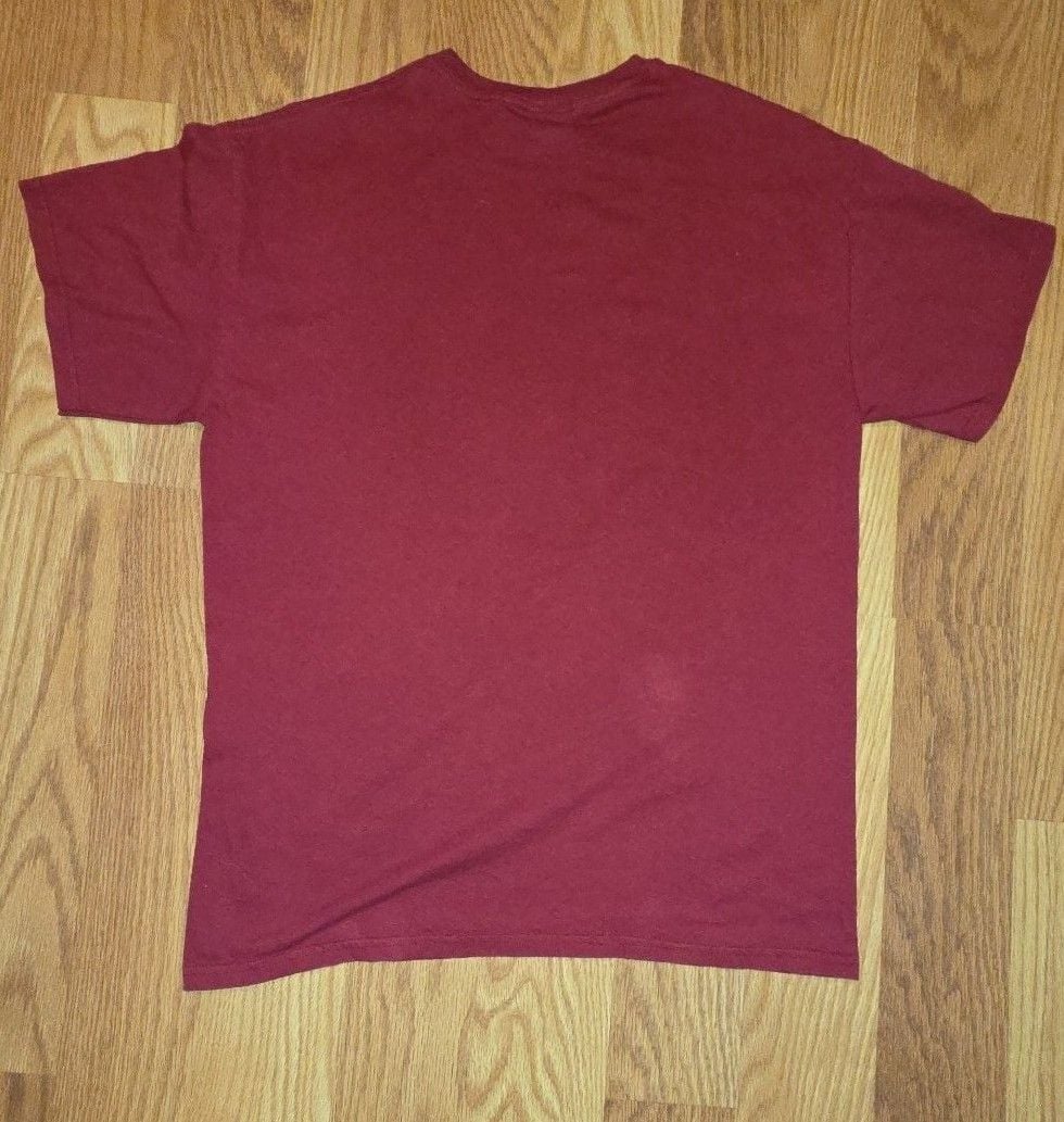 Hard Rock Cafe Maui 1971 Graphic T-Shirt Red Cotton 4
