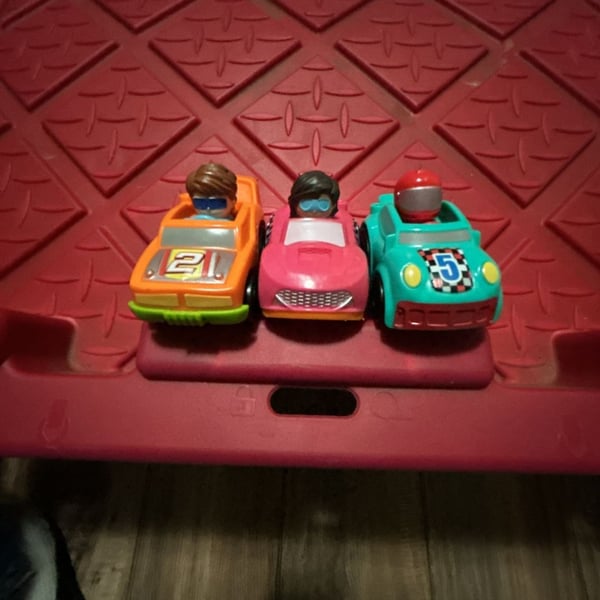 Fisher-Price Little People Wheelies Race Cars Set of 2