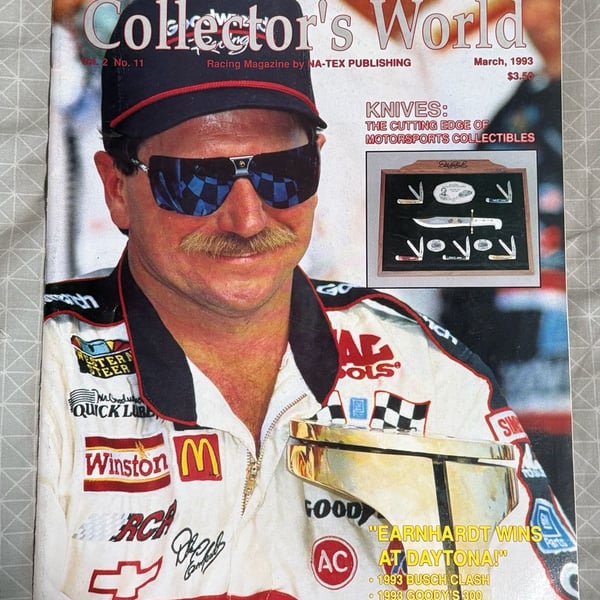 Collector's World Racing Magazine March 1993 Vol 2 No 11 Dale Earnhardt