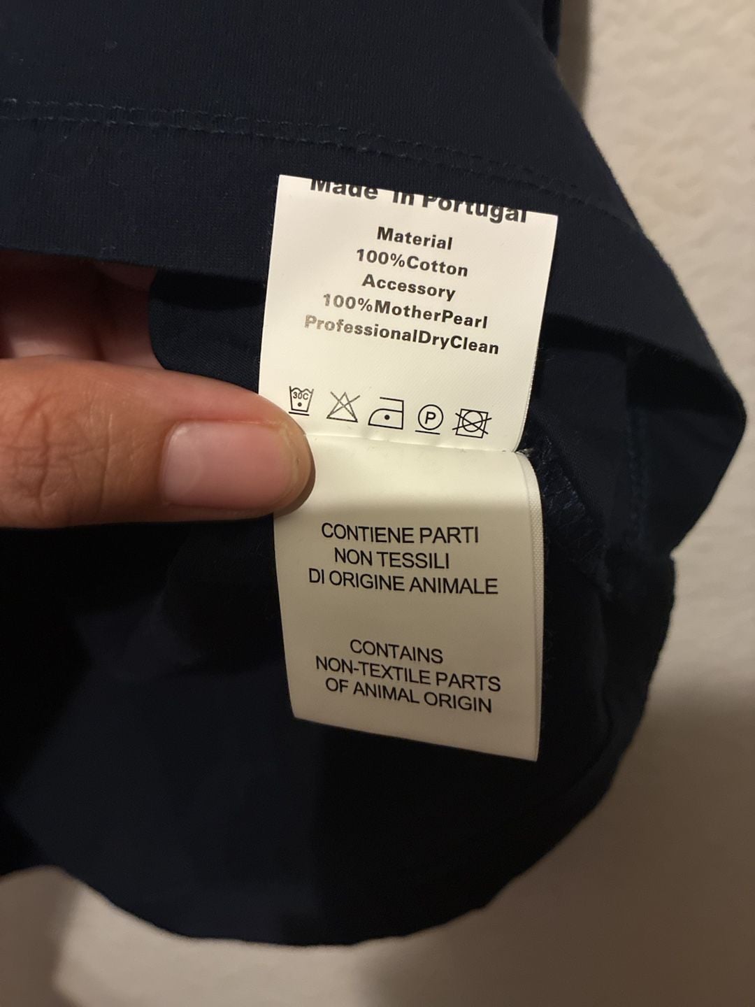Bally Graphic Print Crew Neck T-Shirt Size 38 Navy Blue Cotton 5
