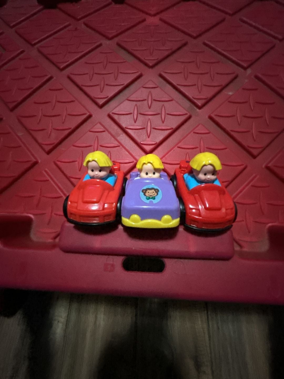 Fisher-Price Little People Wheelies Cars Lot of 3 1