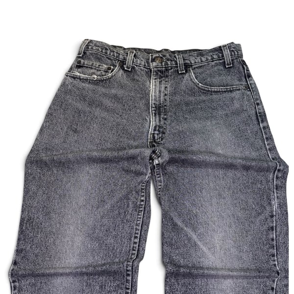 Levi's 540 Jeans Black Acid Wash Denim