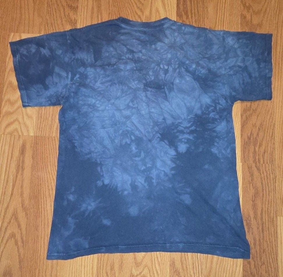 The Mountain American Steel Locomotive Train Size M Tie Dye T-Shirt 4