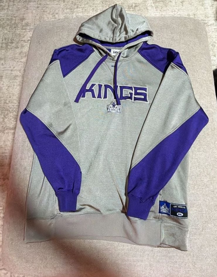 Lee Sport Los Angeles Kings Vintage Hoodie Size M 2