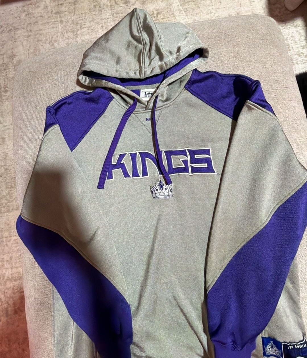 Lee Sport Los Angeles Kings Vintage Hoodie Size M 3