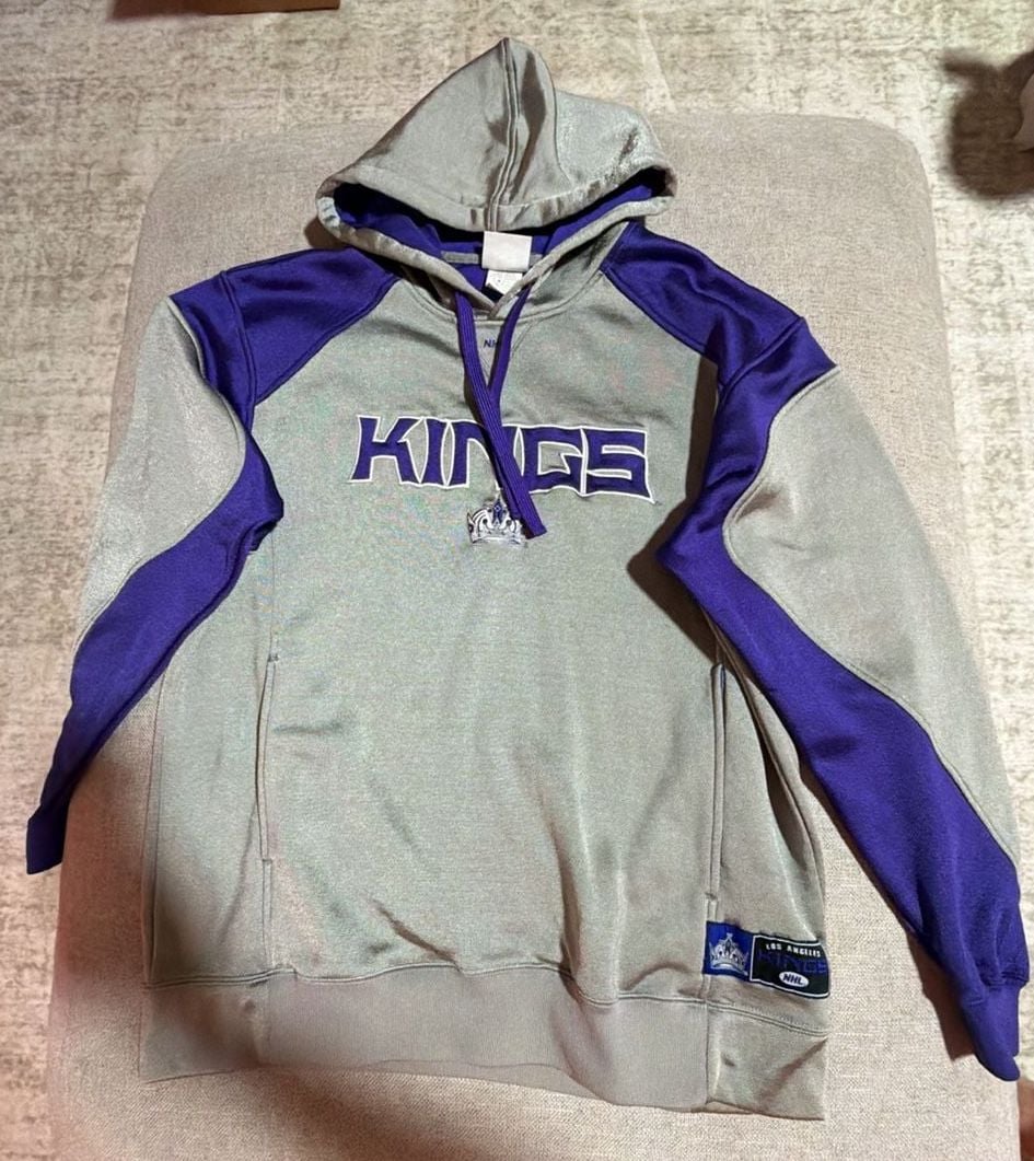 Lee Sport Los Angeles Kings Vintage Hoodie Size M 6