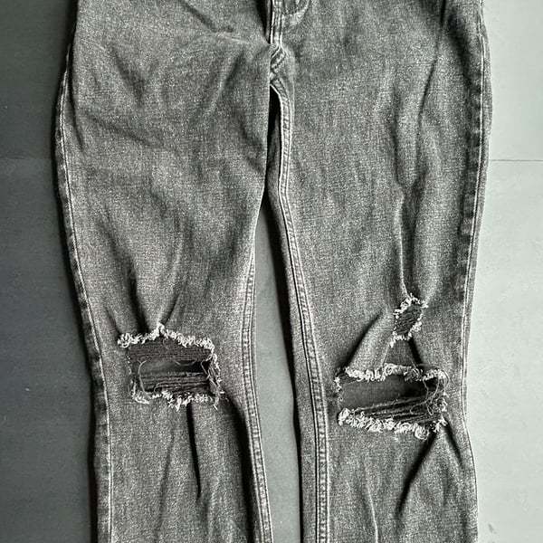 Abercrombie & Fitch The Ankle Straight Ultra High Rise Curve Love Size 24/00R