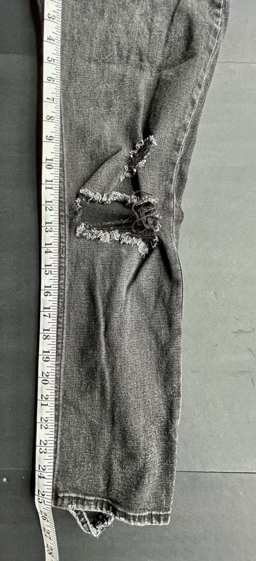 Abercrombie & Fitch The Ankle Straight Ultra High Rise Curve Love Size 24/00R 9