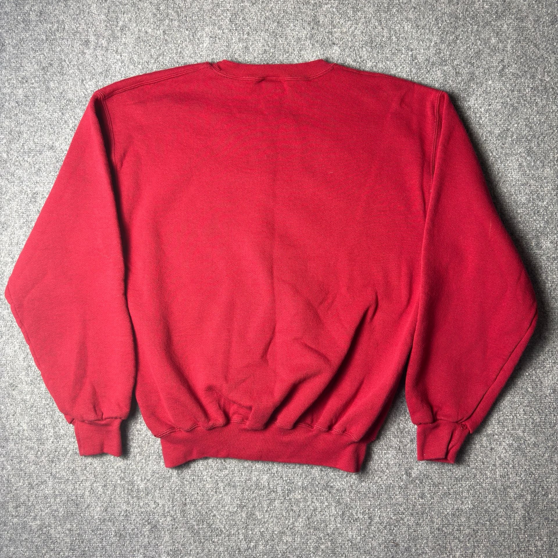 Russell Athletic Sweatshirt Size M Red Blank Crewneck Pullover 4