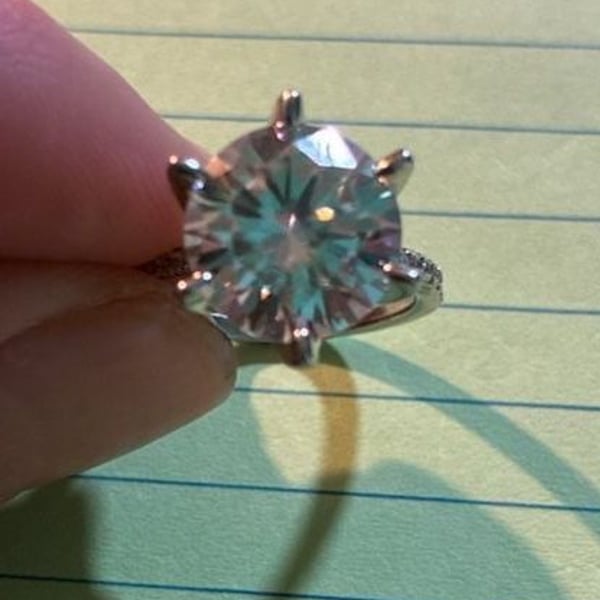 5CT Moissanite  Ring - Abiding Jewelry Wholesale