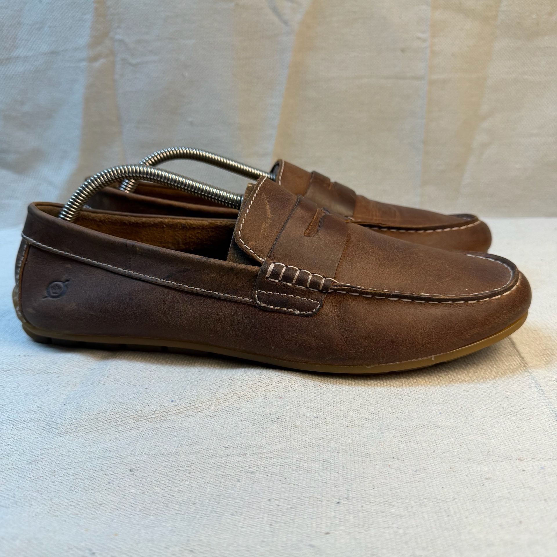 Born Andes Leather Penny Loafer Brown 4