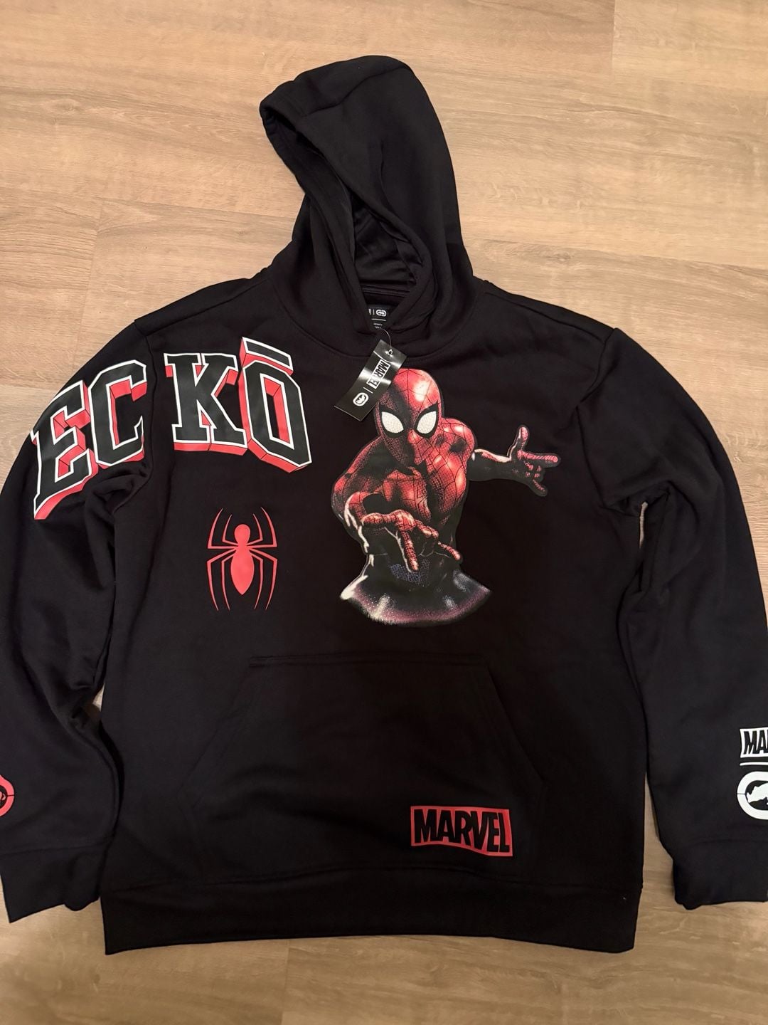 Ecko Unltd Spiderman Marvel Hoodie NWT 1